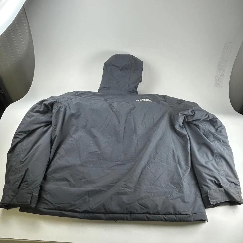 The North Face Men's L Cypress Parka DryVent 550 Down Gray Hooded Winter Jacket